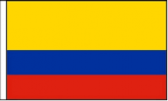 Colombia Hand Waving Flags